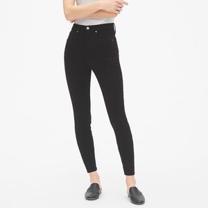 Worn ONCE- black true skinny GAP jeans